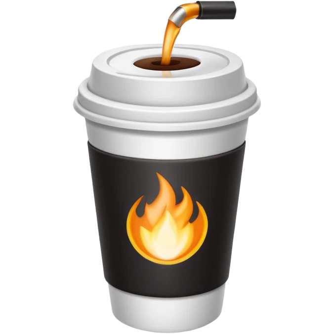 Gas station coffee with no logo emoji