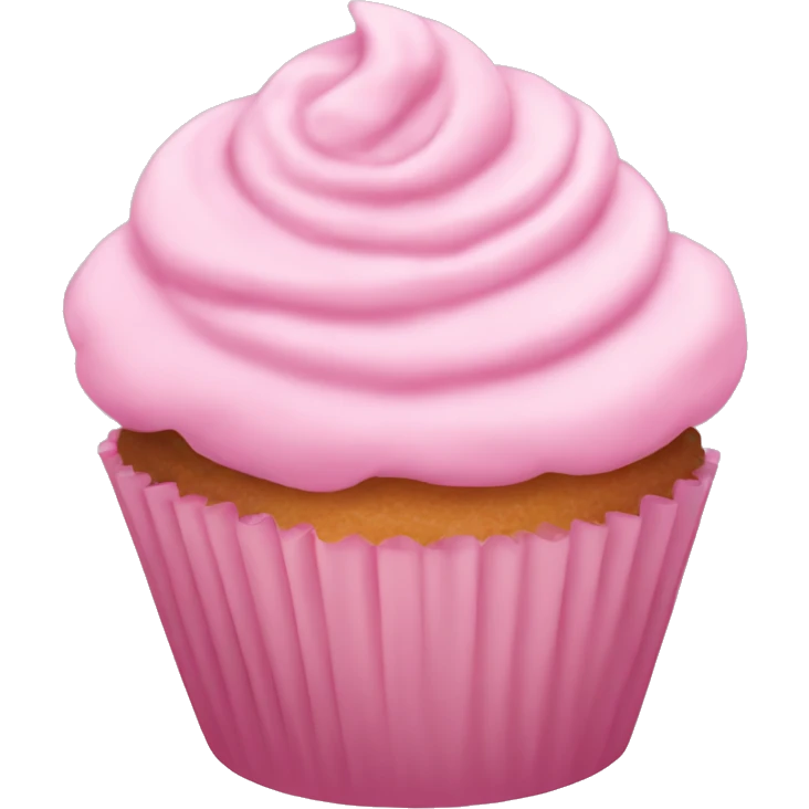 pastel pink cupcake emoji