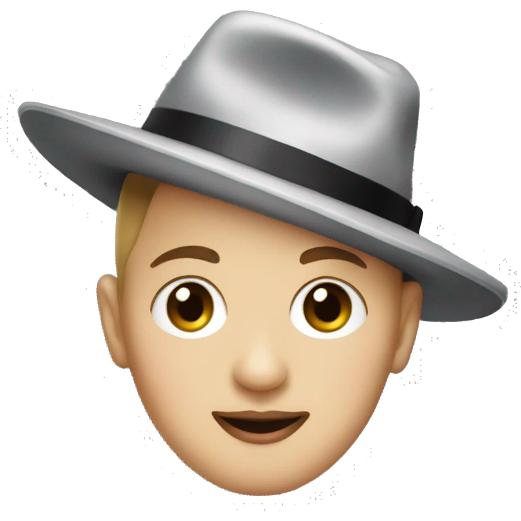 BOY GEORGE WITH HAT emoji