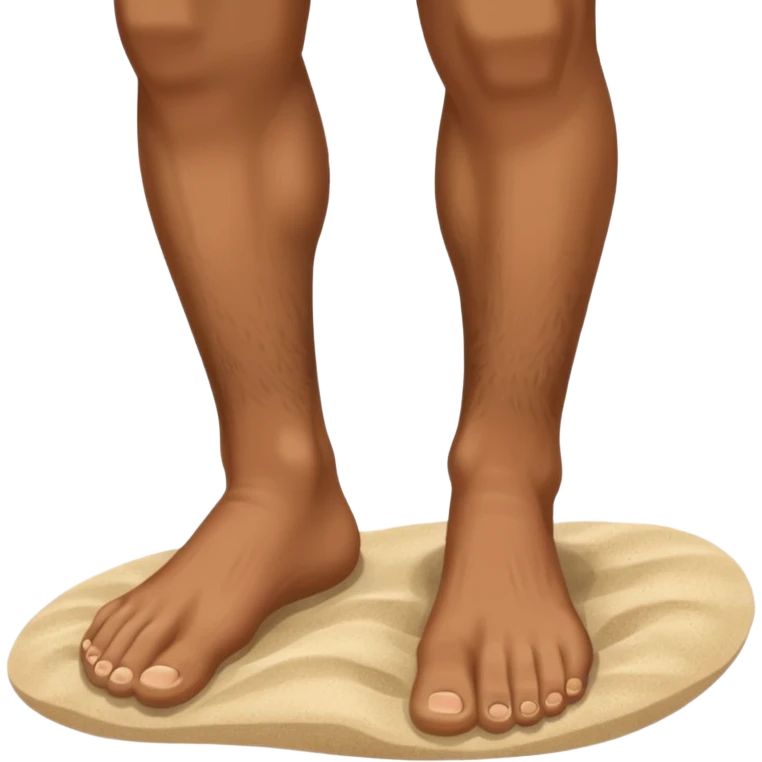 Pies masculinos emoji