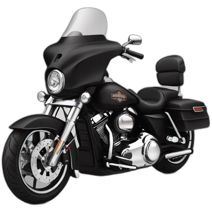 Samouraï-moto-harley Davidson emoji