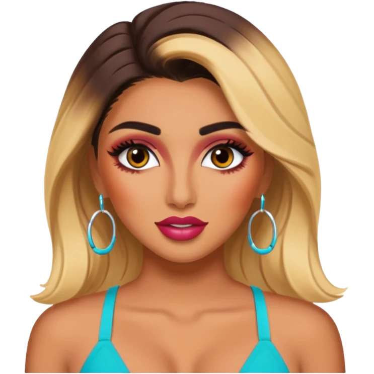 huda from love island crashout face  emoji