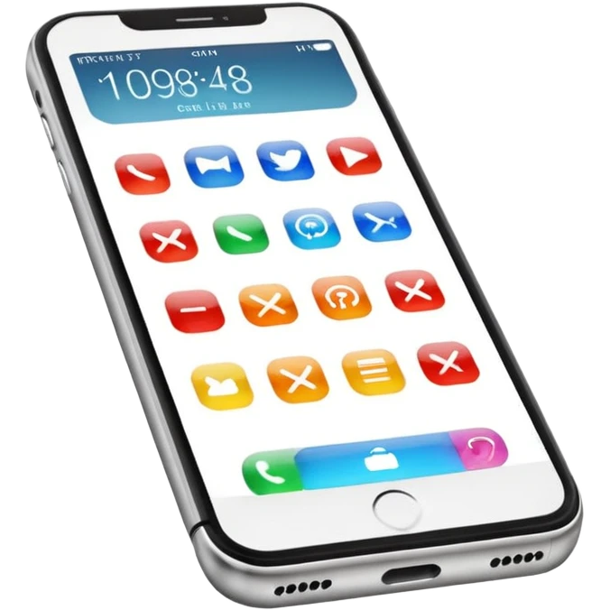 iphone with searching emoji