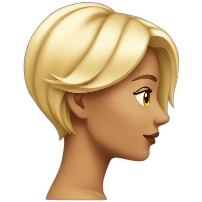 Sexywoman side profile emoji
