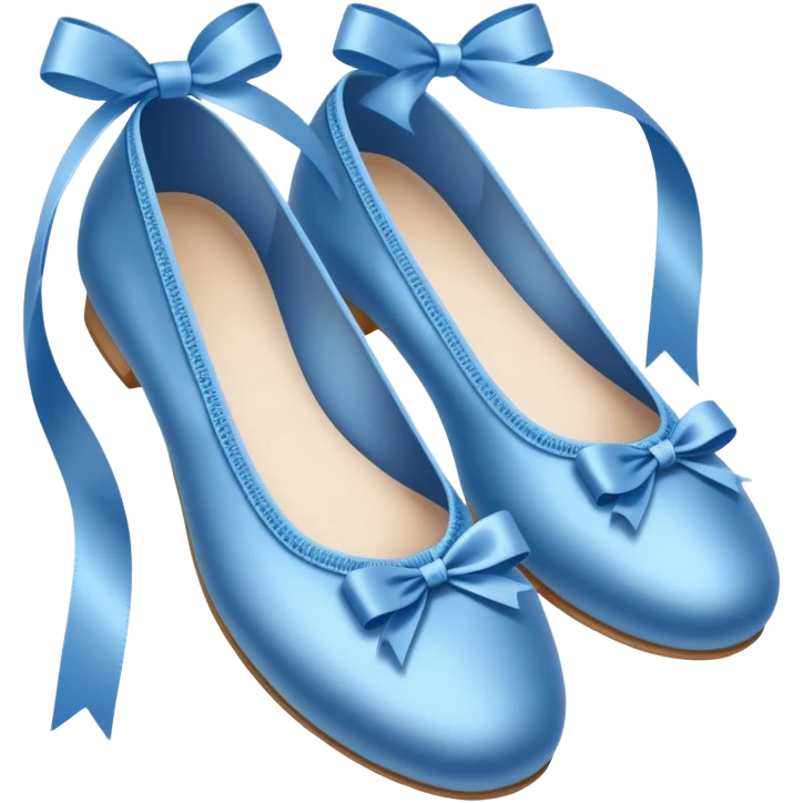 blue ballerina shoes emoji