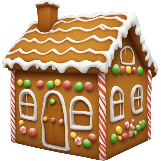 Ginger bread house emoji