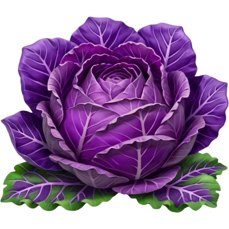 red cabbage emoji