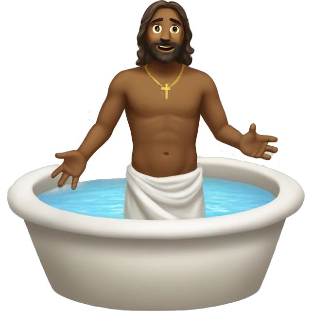 baptism of jesus emoji