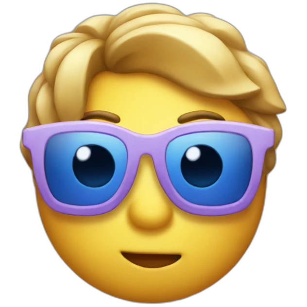 Kirbie with sunglasses  emoji
