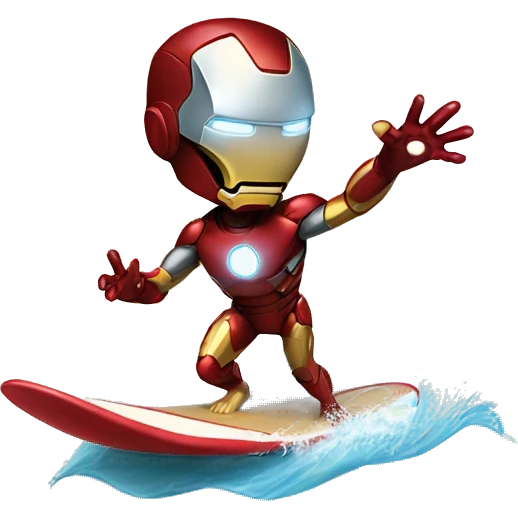 Ironman surfing  emoji