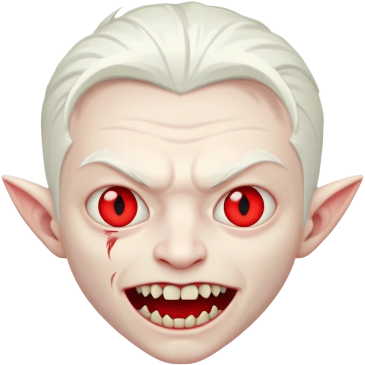 Boy albino vampire emoji