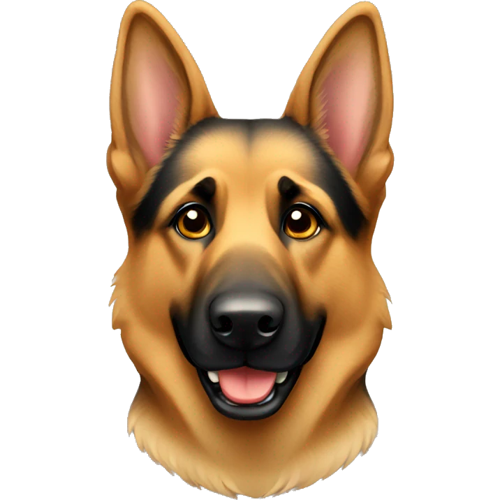 German shepherd  emoji