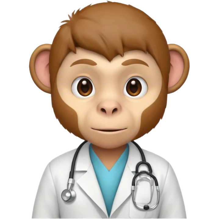 doctor monkey emoji