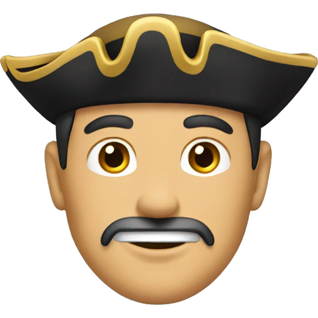 male, asian, pirate, gold ch emoji