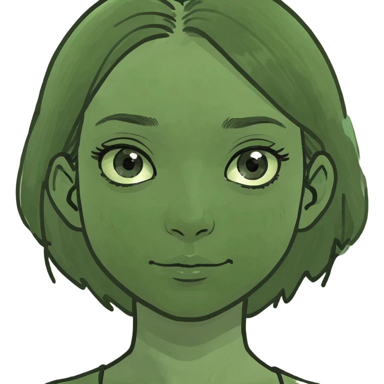 Cute girl emoji