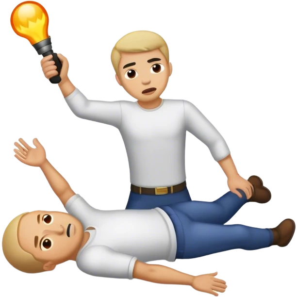 Man being killed emoji