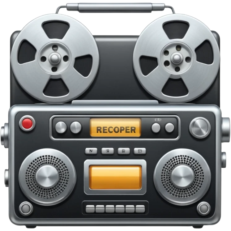 Tape recorder emoji