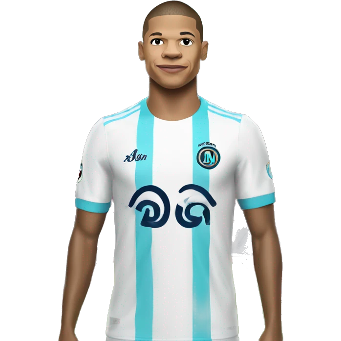 Mbappé with OM jersey  emoji