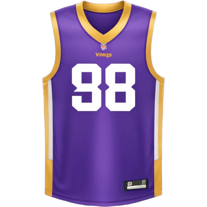 Minnosoto vikings jersey | need only jersey remove numbers emoji