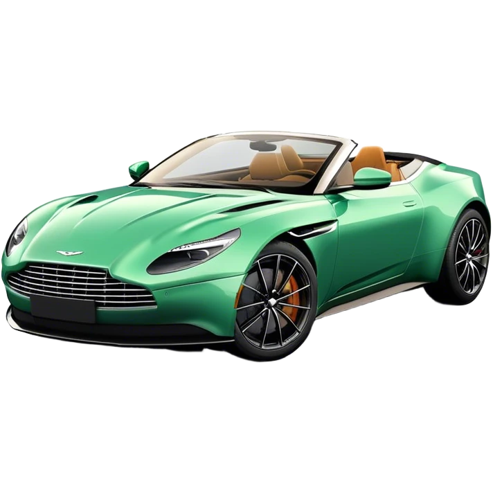 Aston Martin DB11 - Aston Martin (Model Year: 2022) (Iconic colour: Green) emoji
