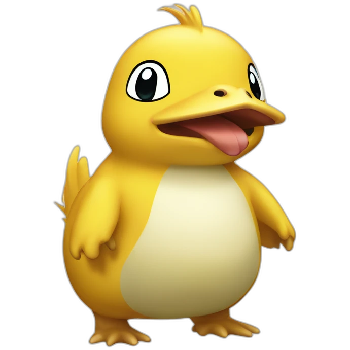 Psyduck pocket monster emoji