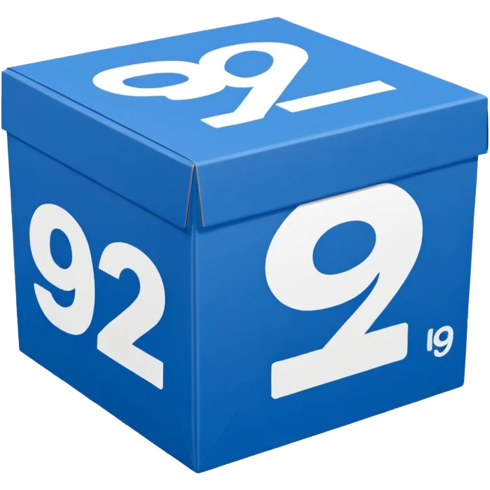 A game name 92 pak size like box background blue emoji