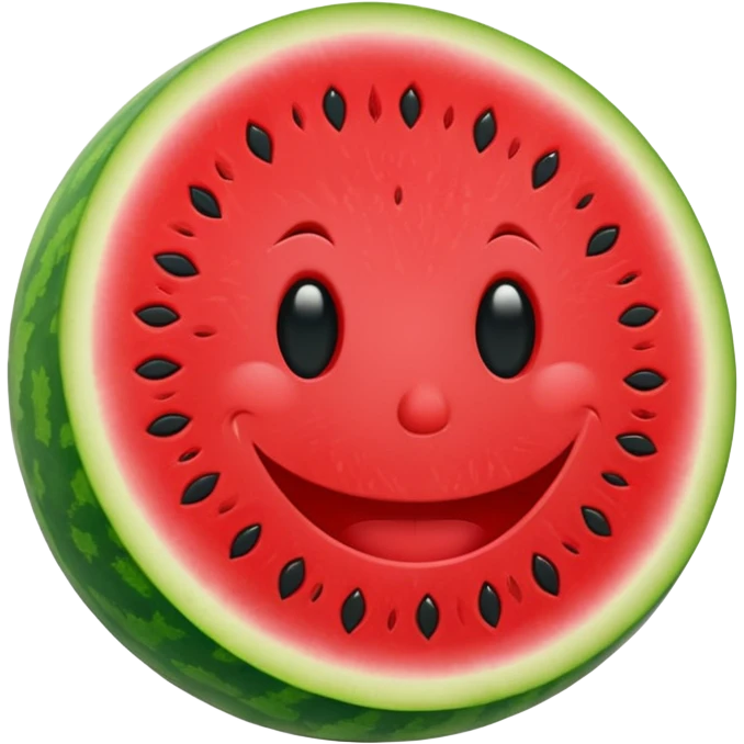watermelon smile emoji