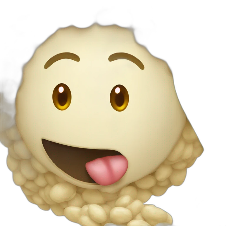 légume poireau qui rigole emoji