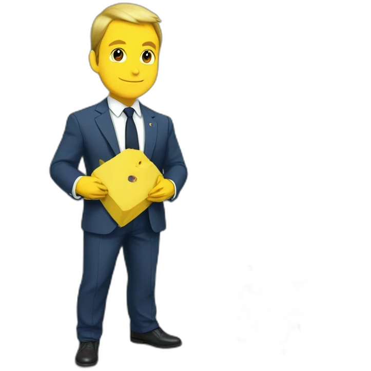 Pikachu sur macron emoji