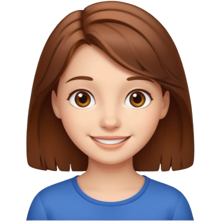 Cute girl emoji