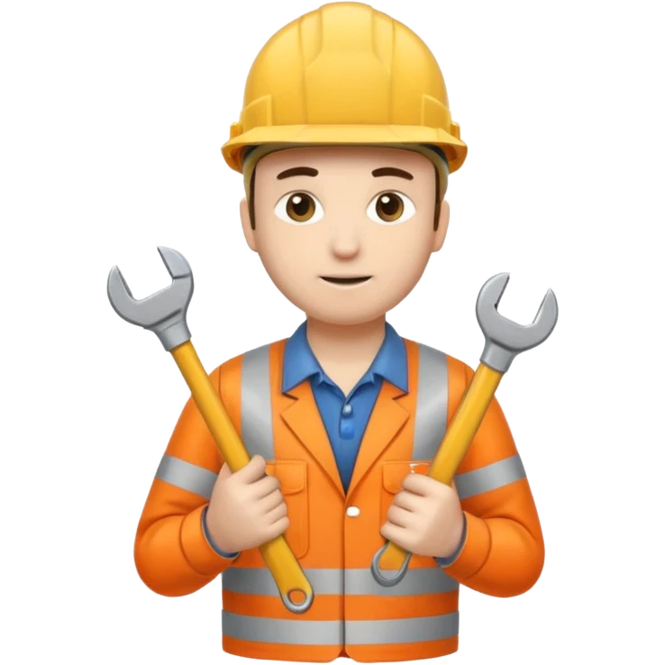 Un ingeniero cuerpo completo hasta los pies  emoji