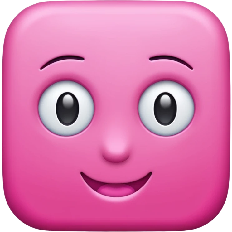 Pink emoji