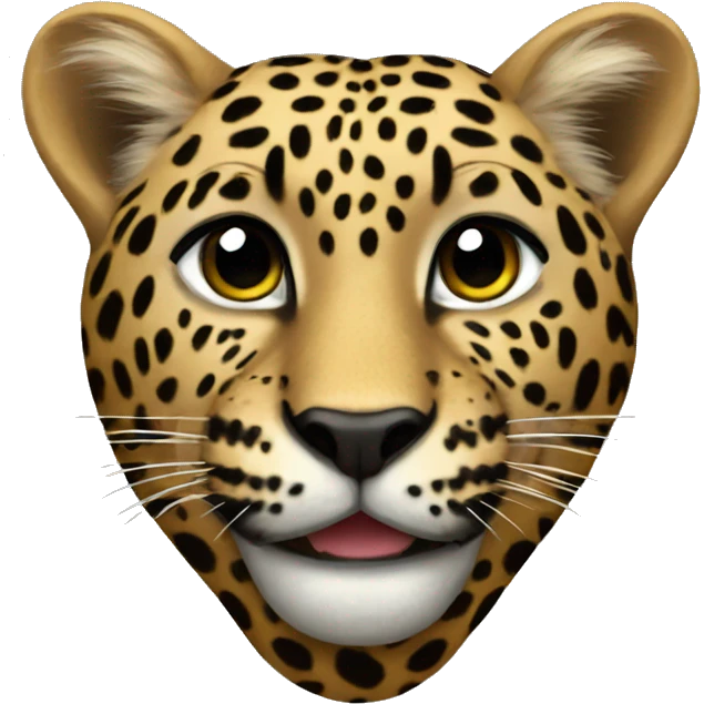 leopard heart emoji