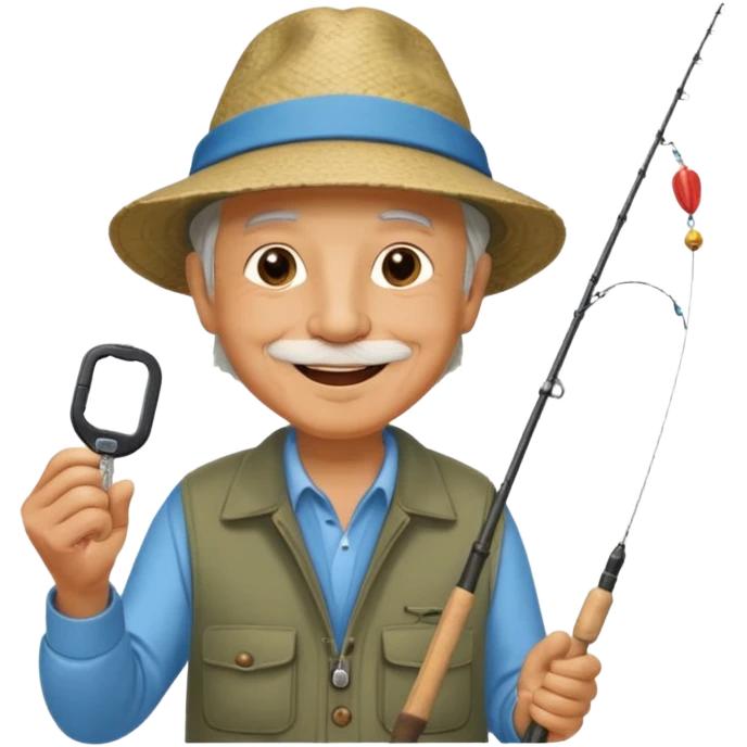 Открытка С Днем рождения дедушке. ему 72 года. без текста. тема авто и рыбалка. emoji