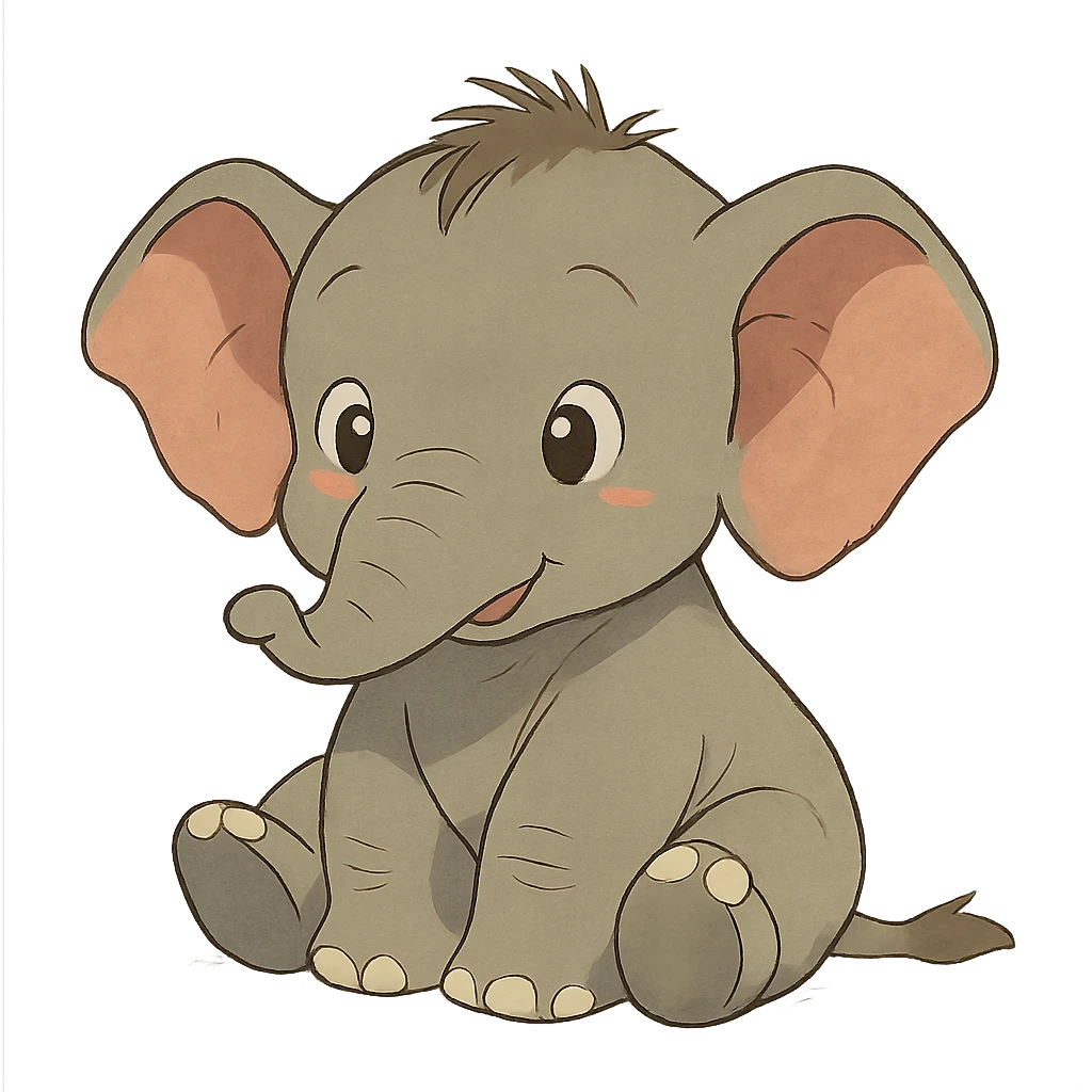 cute baby elephant emoji