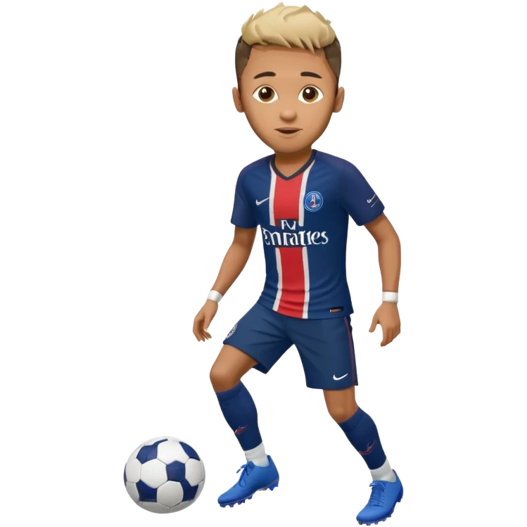 Nry dribbling a ball With a psg Shirt on in 2018 emoji