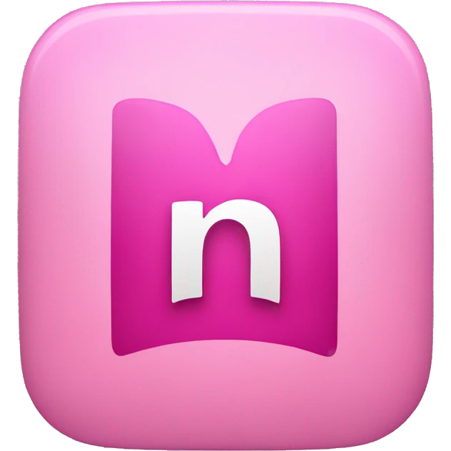 Pink Netflix logo emoji