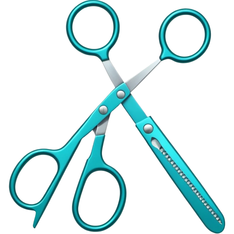 scissors teal  emoji