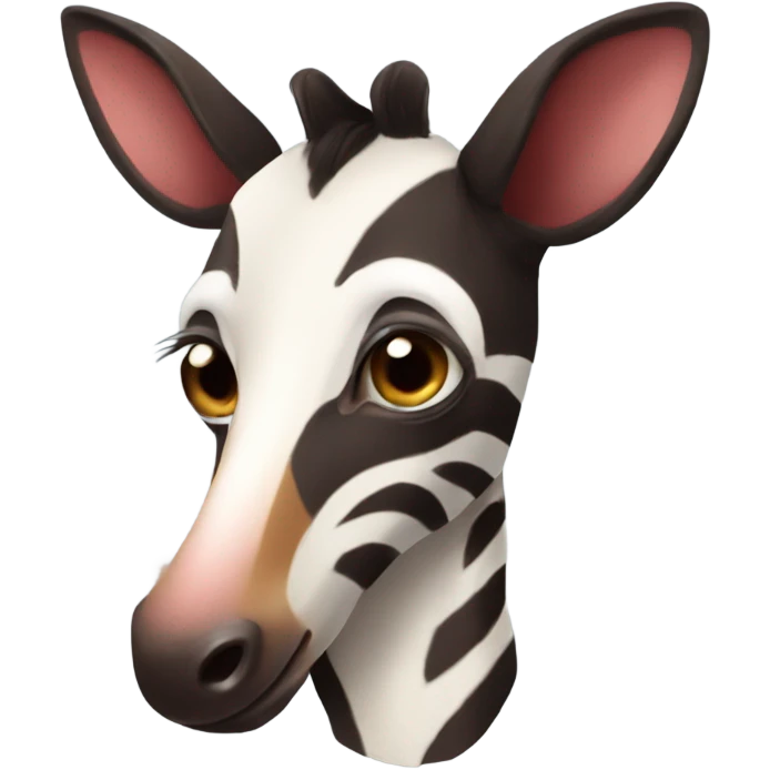 Cute okapi emoji