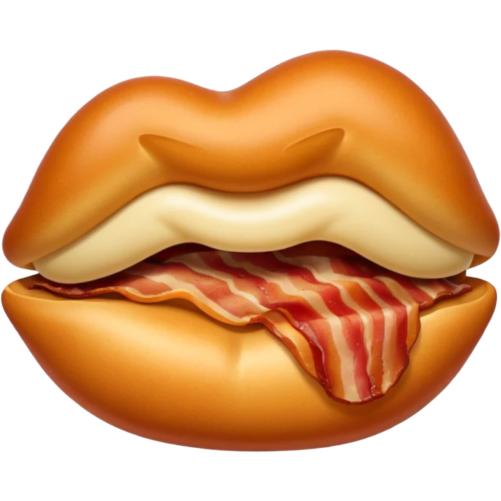 Bacon lips  emoji