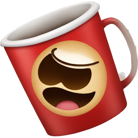 coffe in a red cup emoji