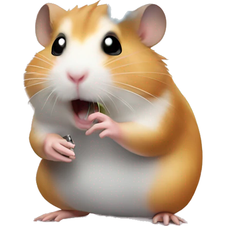 hamster Vaping emoji