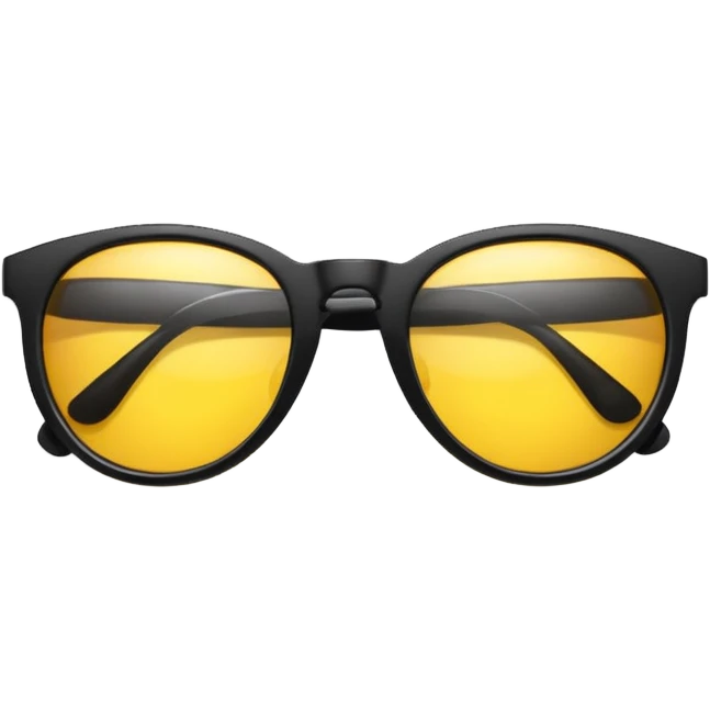 3d style sunglasses blak emoji