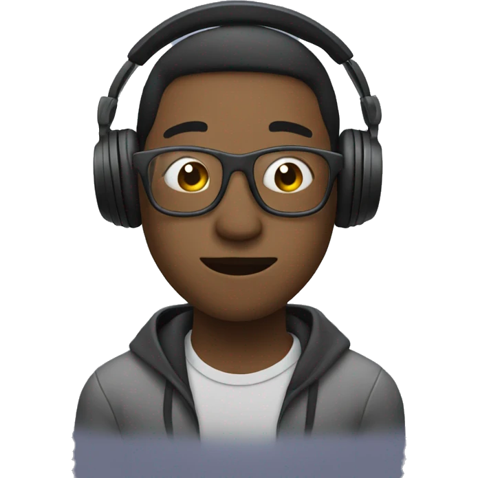Person listening To music  emoji