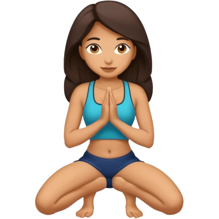 Latina naked full body on knees emoji