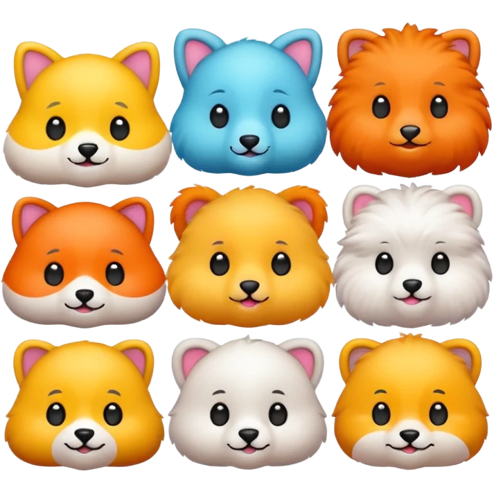 Cute animals emoji