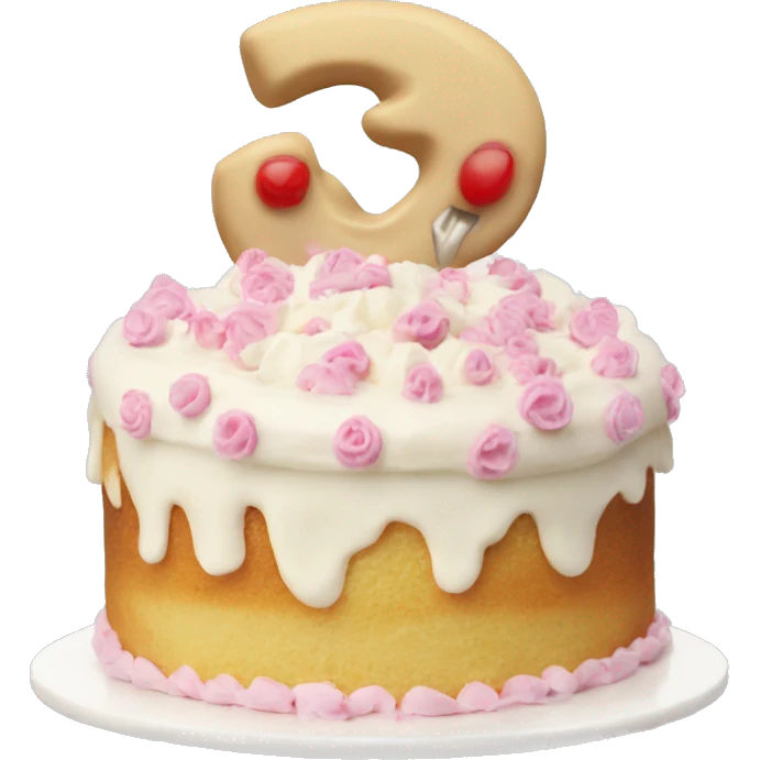 vanillga donate cake  emoji