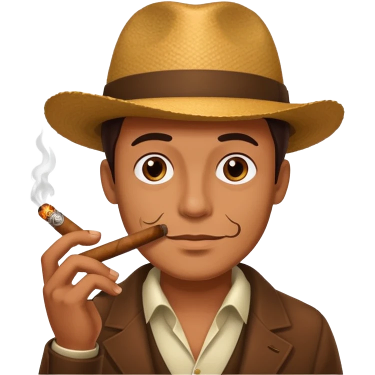 mafia boss cigar emoji