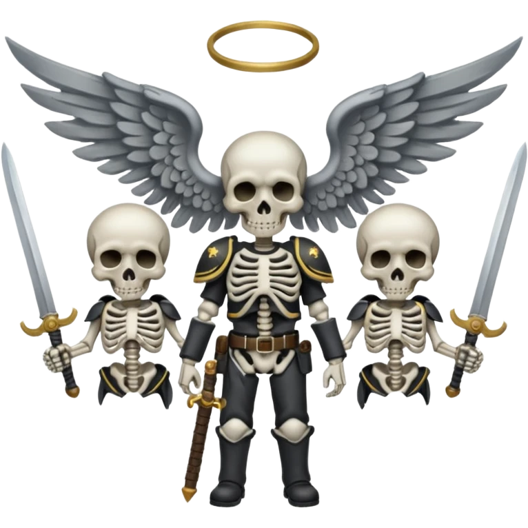 ⚓💀🪖⚔️💣🪽 emoji