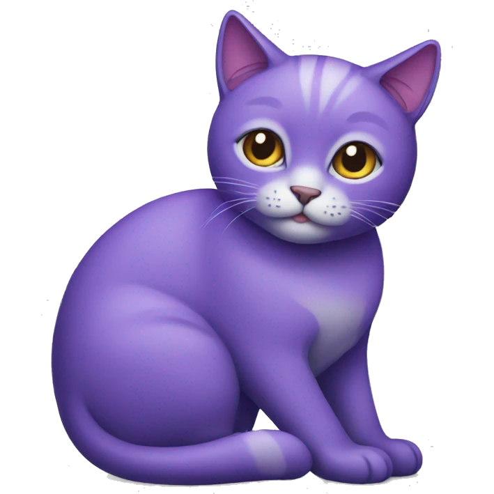 purple cat emoji